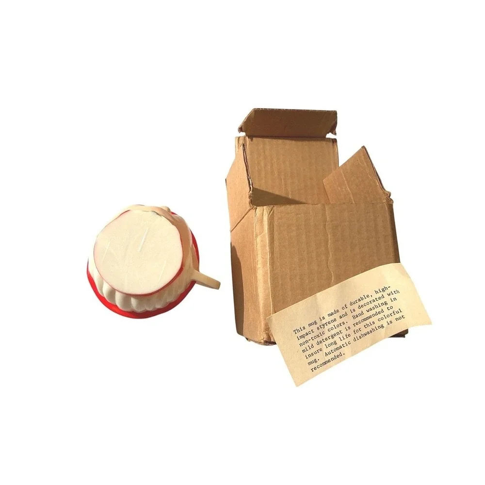 Vintage Keebler Elf Ernie Plastic Mug F&F Mold & Die Works Advertising‎ with Box